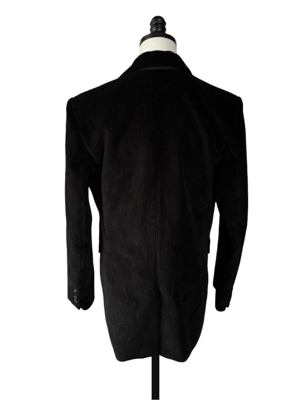 The Kooples Black Italian Corduroy Double-Breasted Blazer NWT EU 38, US 6 - Picture 4 of 12